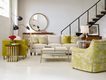 Hooker Cynthia Living Room Lime Green