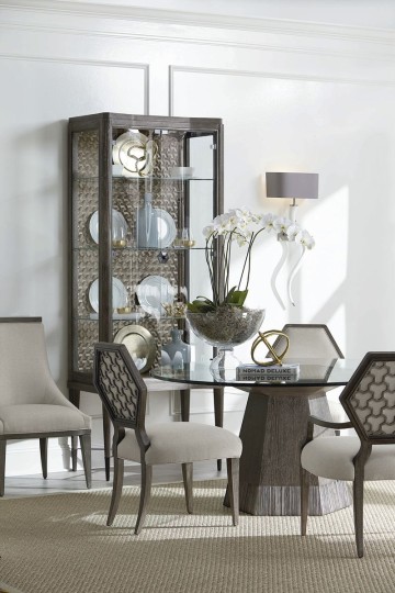 Geode- ART dinning glass table 