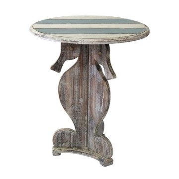 Crestview Seahorse Accent Table