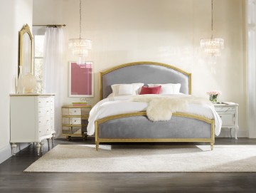 Hooker Cynthia Bedroom Grey & Gold